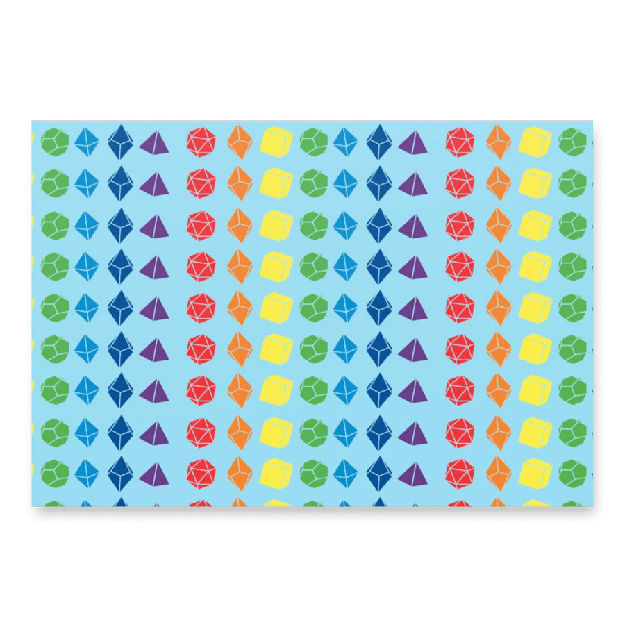 RPG polyhedral dice Wrapping Paper Set product image (5)