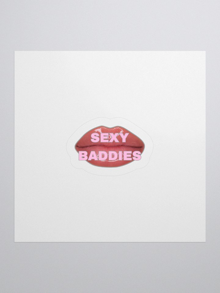 Glossy SexyBaddies Lips Kiss Cut Stickers product image (3)