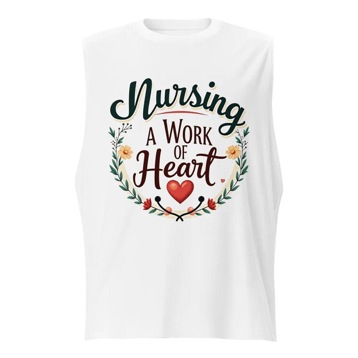 Nursing A Work of Heart Muscle Tank product image (1)