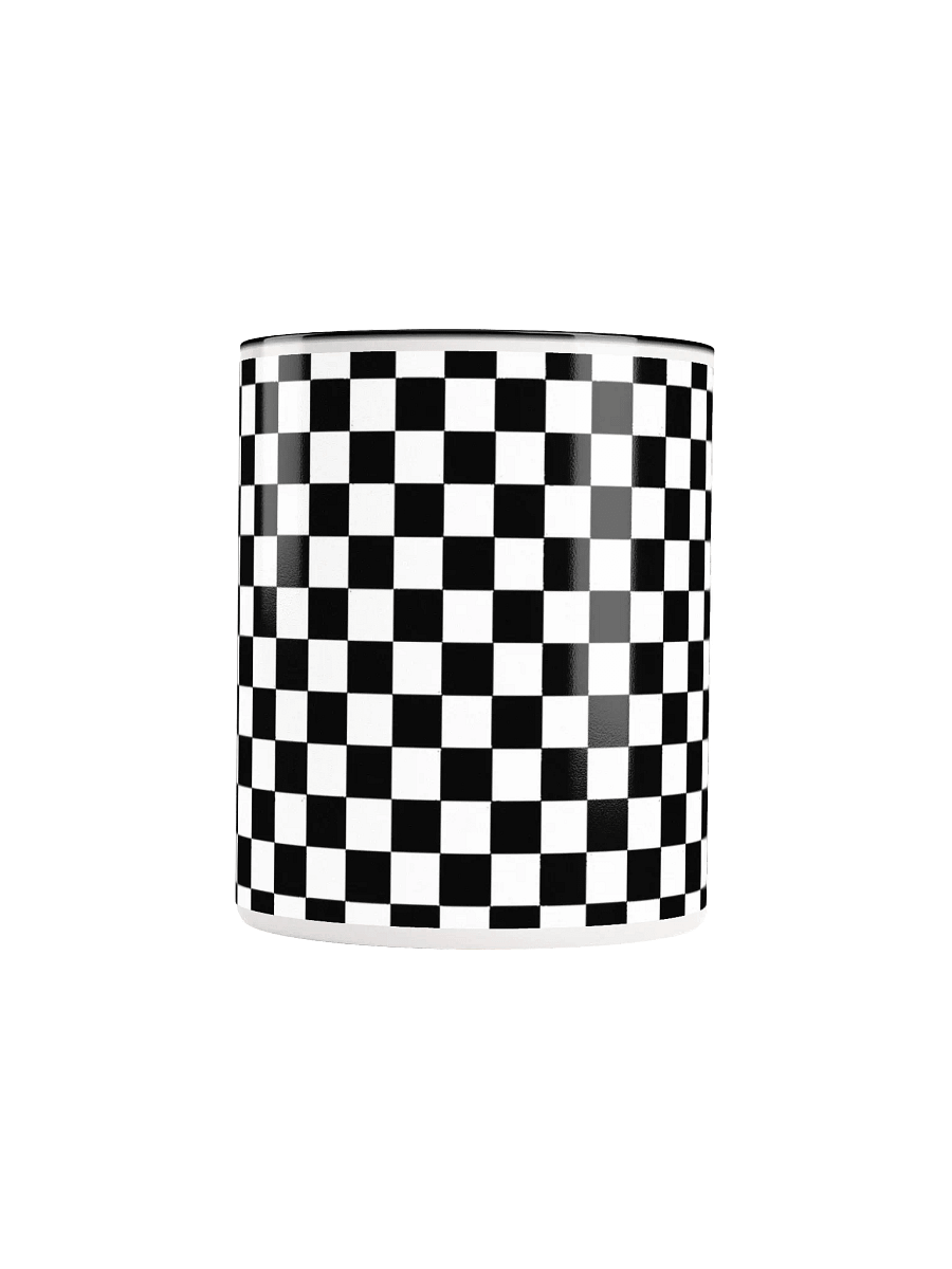 Checkered! Black and White Checkers Mug product image (63)