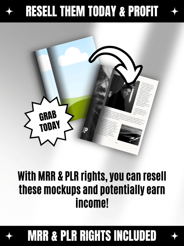 MRR/PLR Magazine Mockup Templates product image (8)