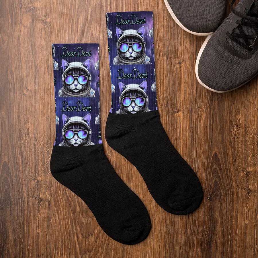 Cosmocat Gamer Socks - in Purrrple product image (7)