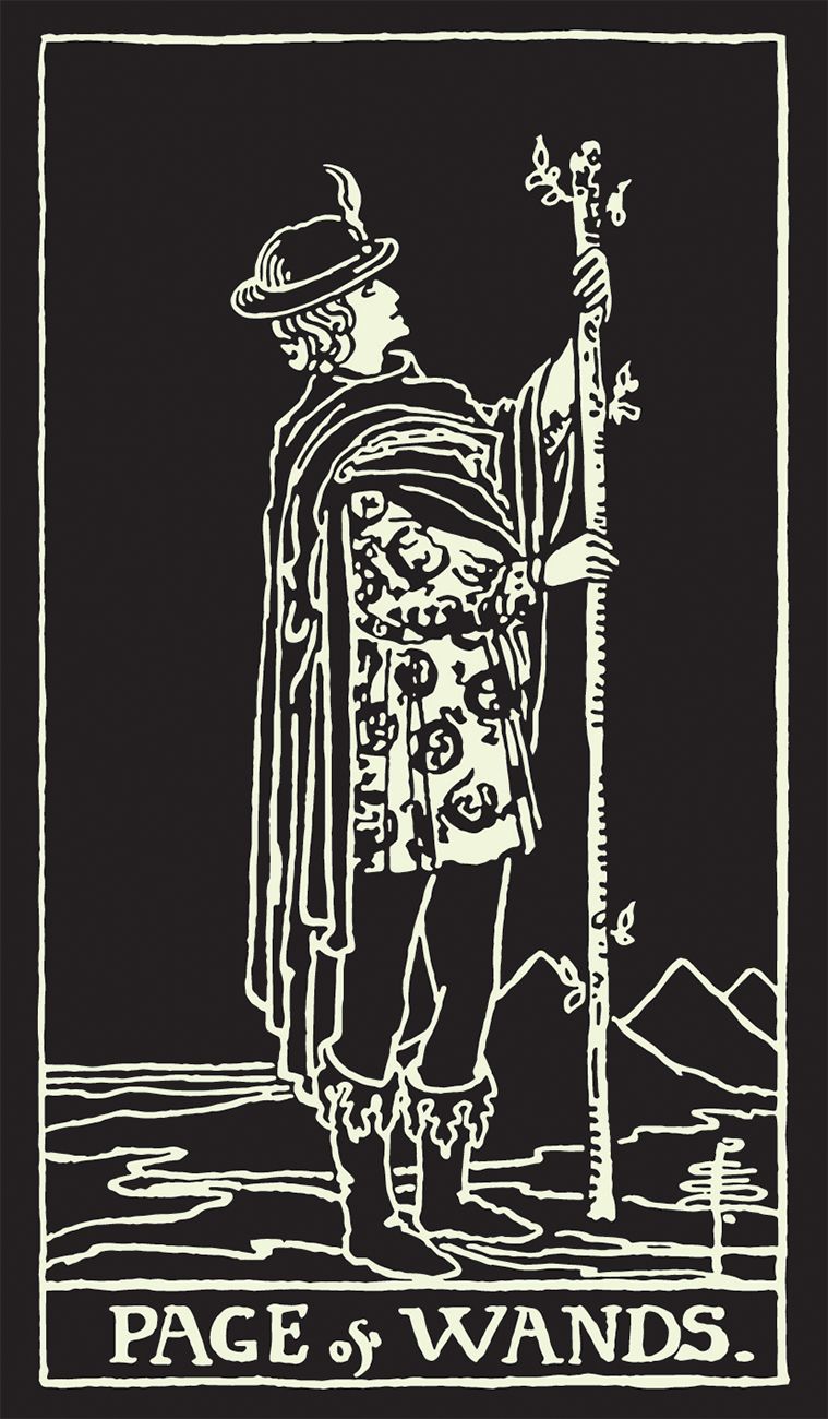 The Glow in The Dark Tarot Deck aka "The Goth Deck" product image (3)