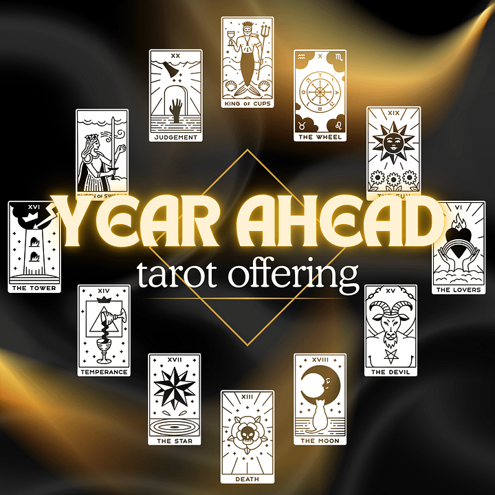 2025 Year Ahead Tarot Offering product image (1)