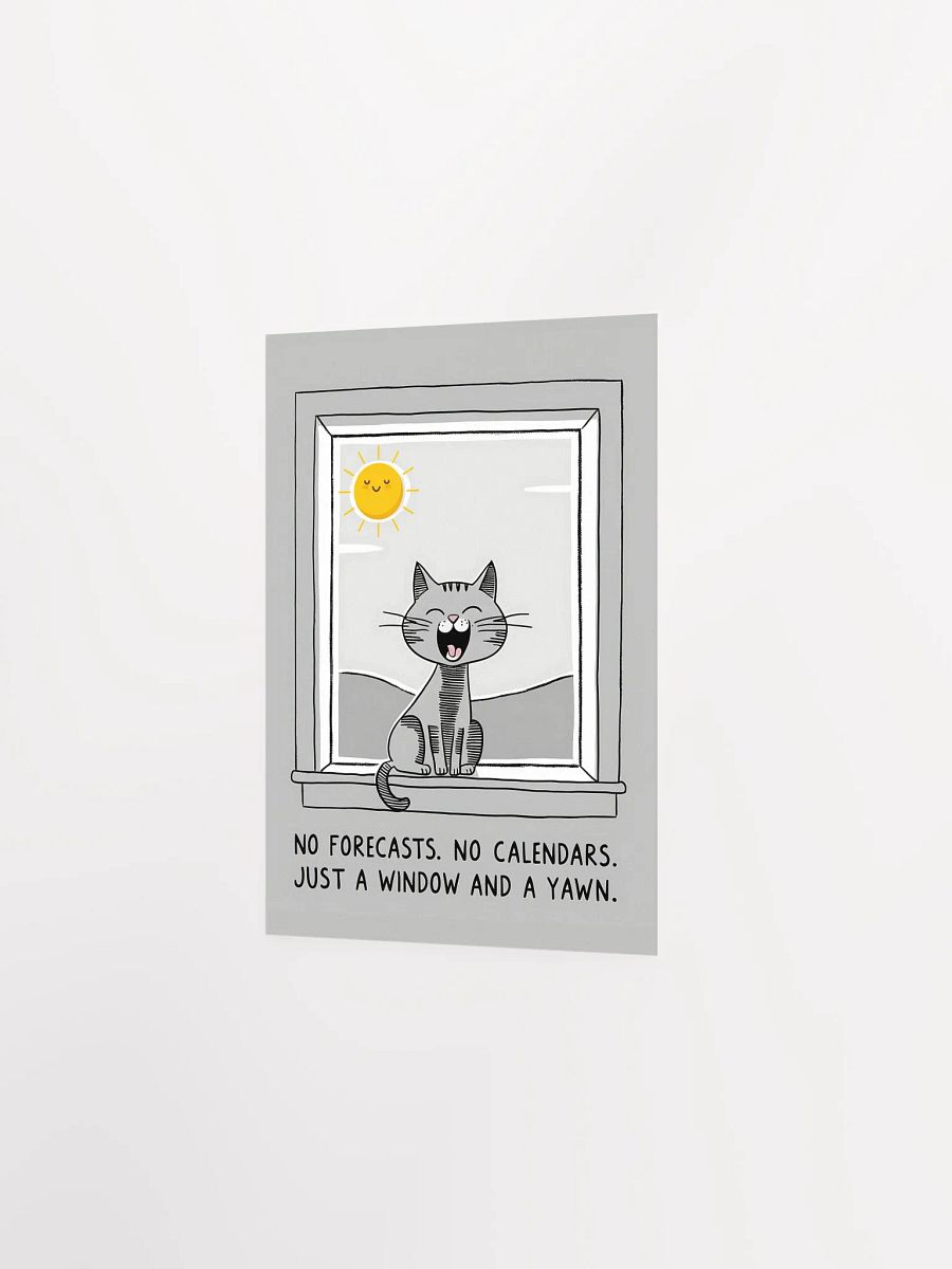 Sunlit Cat Window Print (No Frame) product image (2)