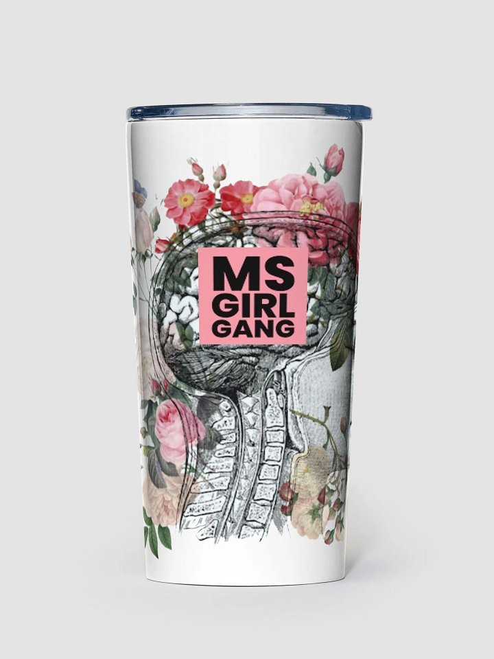 MSgirlgang Floral Brain Stainless Steel 20oz Tumbler product image (1)