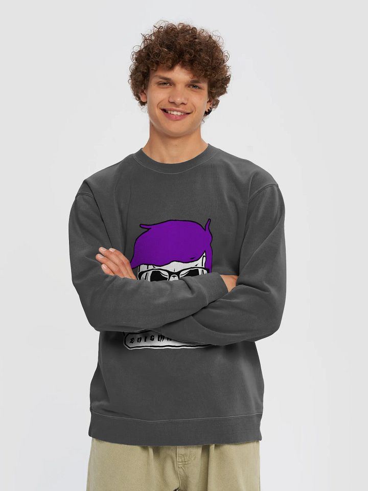 Enigma Nation Independent Trading Co. Unisex Midweight Pigment Dyed Sweatshirt product image (91)