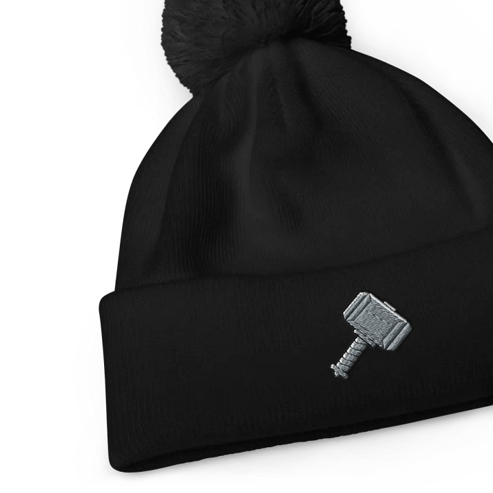 Graphic Hammer Pom-Pom Beanie product image (2)