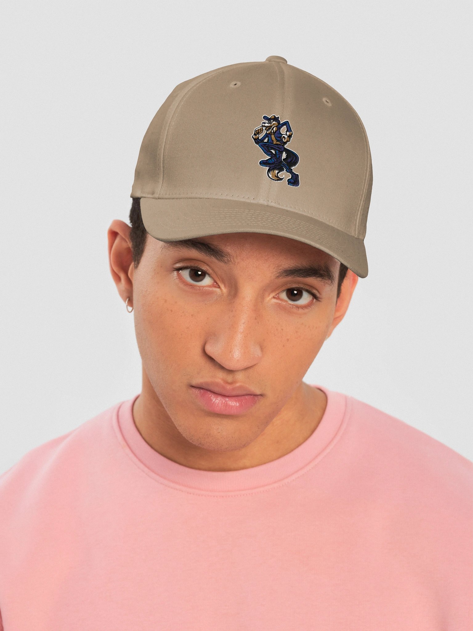 Dancing Wolf Mascot Flexfit Cap product image (3)