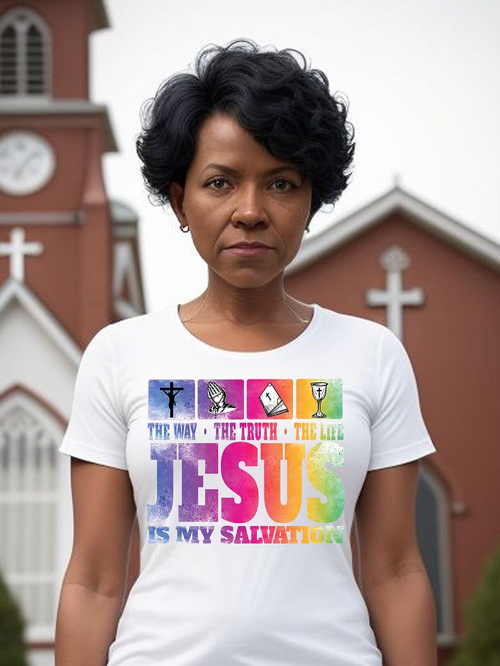 Jesus is My Salvation The Way The Truth The Life Religious T-Shirt product image (2)
