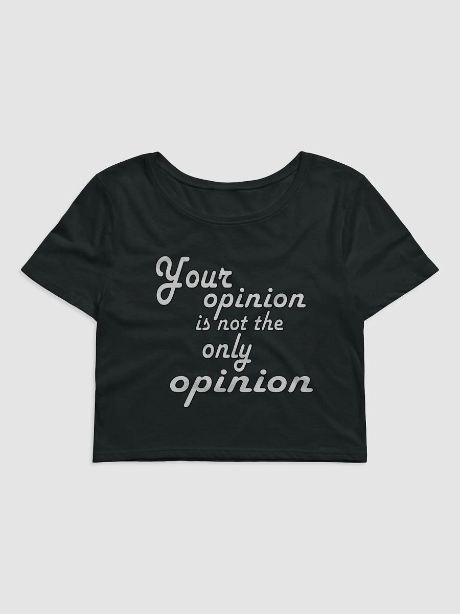 Your Opinion... Bella+Canvas Women's Crop Tee product image (1)