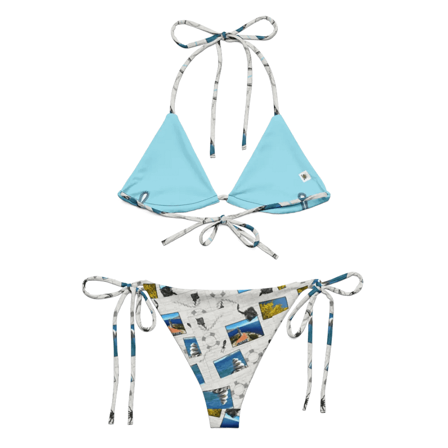 Sea design (photoshop by Dina R.) - Recycled String Bikini product image (4)