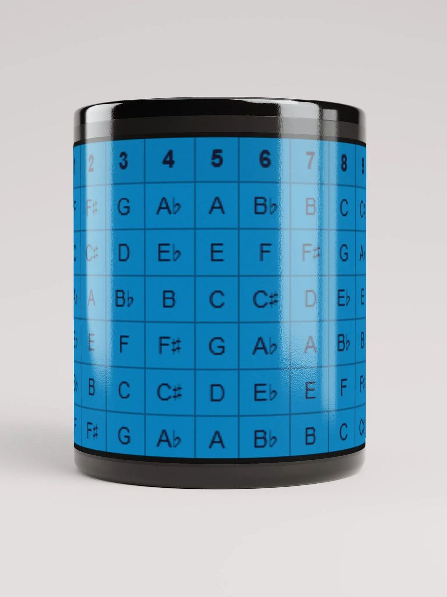 Musical Notes Grid Mug product image (10)