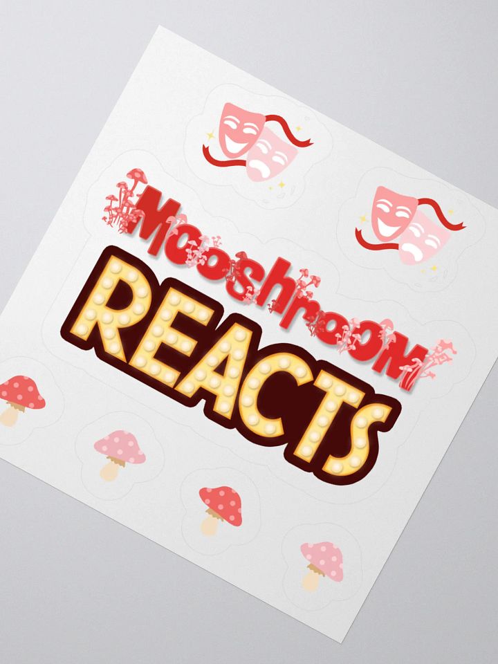 Mooshroom Reacts Sticker Sheet product image (2)