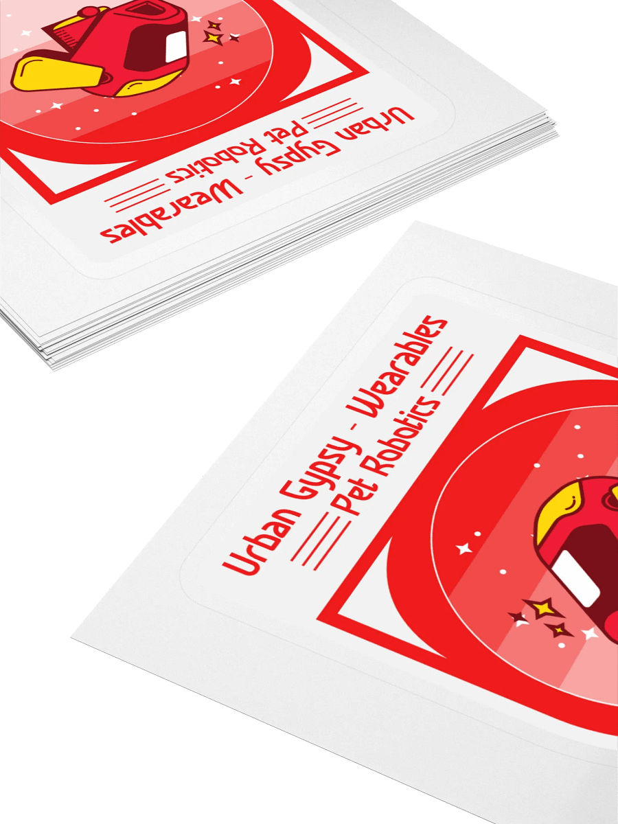 Pet Robot Kiss Cut Sticker product image (4)