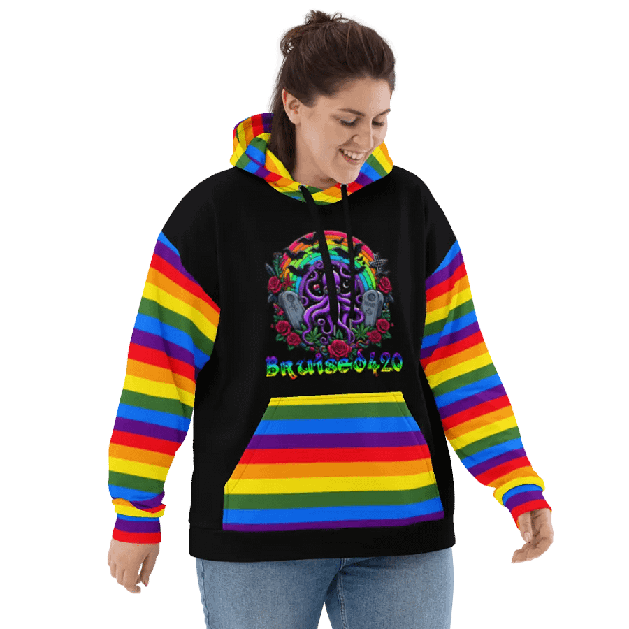 Gothic Octopus Dream All-Over Hoodie product image (10)