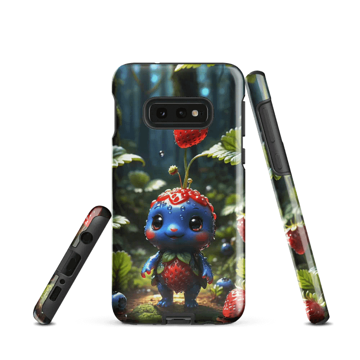 Berry Buddy Samsung Tough Case – Adorable Strawberry Creature Design product image (2)