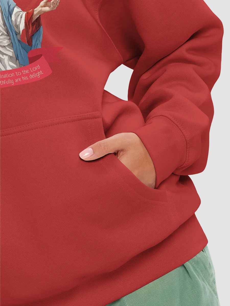 Truth is his delight Red Hoodie product image (8)