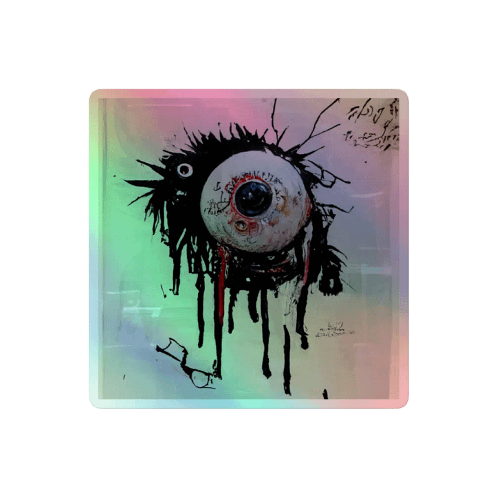 Surreal Eye Chaos Holographic Sticker Set product image (2)
