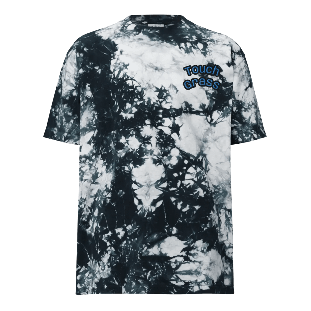 Tie-dye Touch grass shirt product image (1)