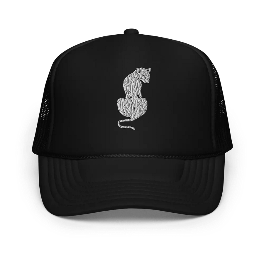 Twin Leopard (White) Trucker Hat product image (1)