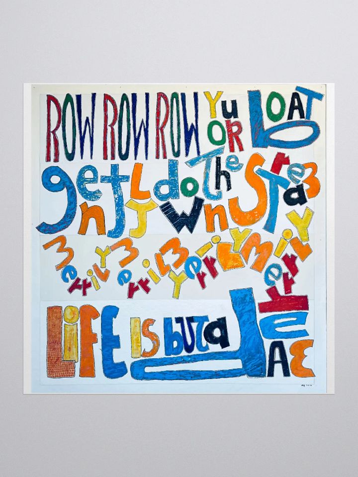 Row Row Row Your Boat Stickers product image (1)