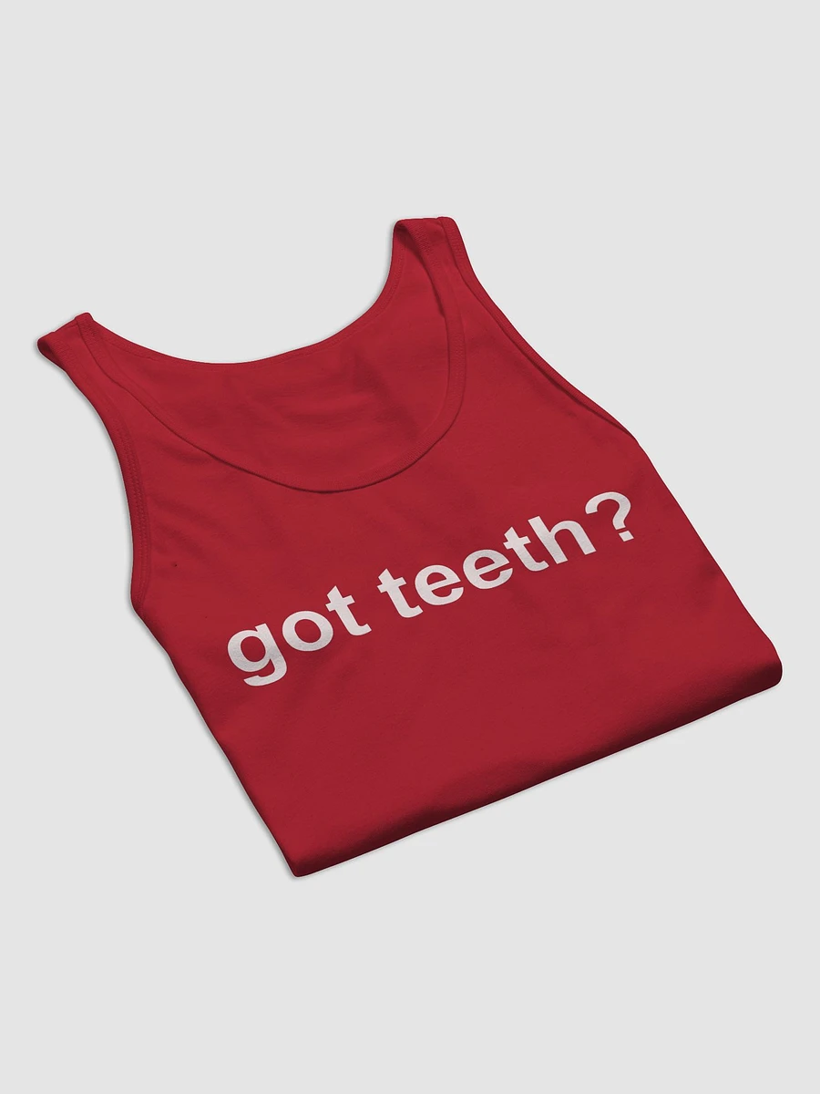 got teeth? jersey tank top product image (42)