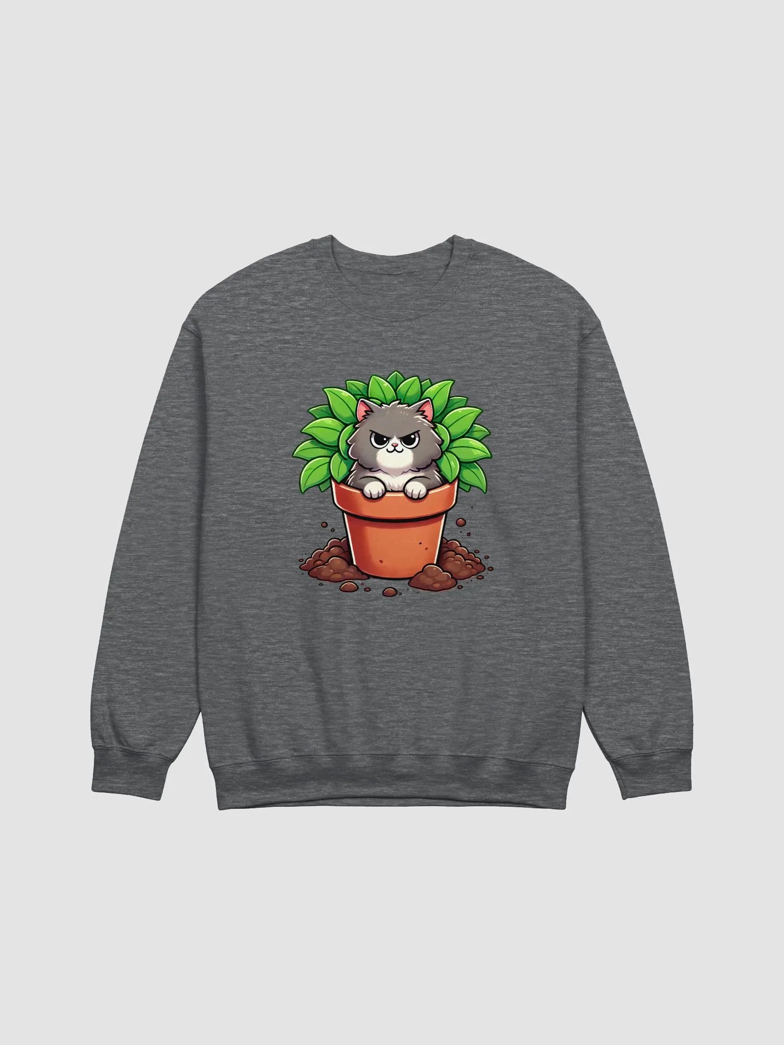 Purr in the Pot Crewneck Sweatshirt product image (1)