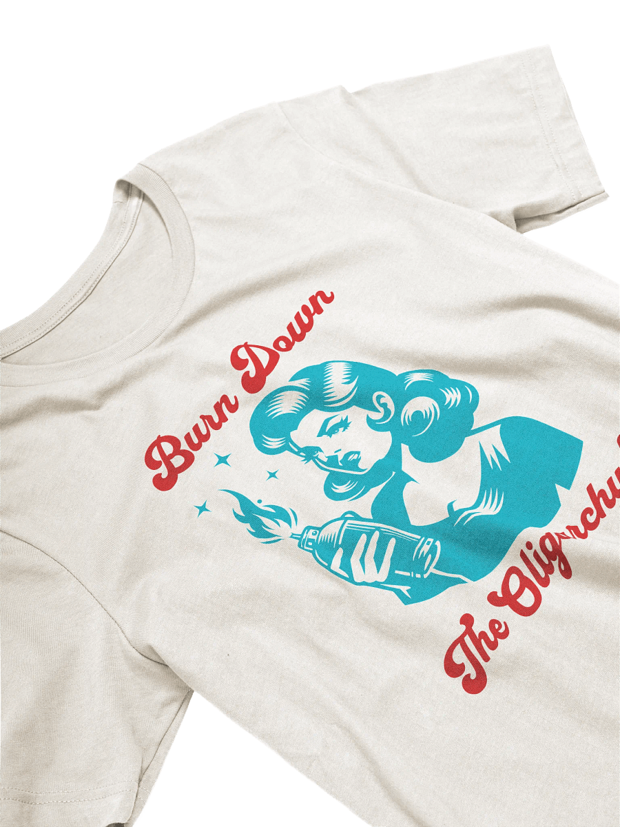 Burn Down The Oligarchy Retro Supersoft T-Shirt product image (8)