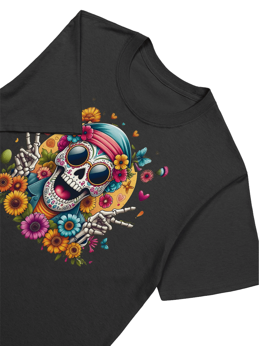 Sugar Skull Art - Petals and Bones - T-Shirt product image (15)