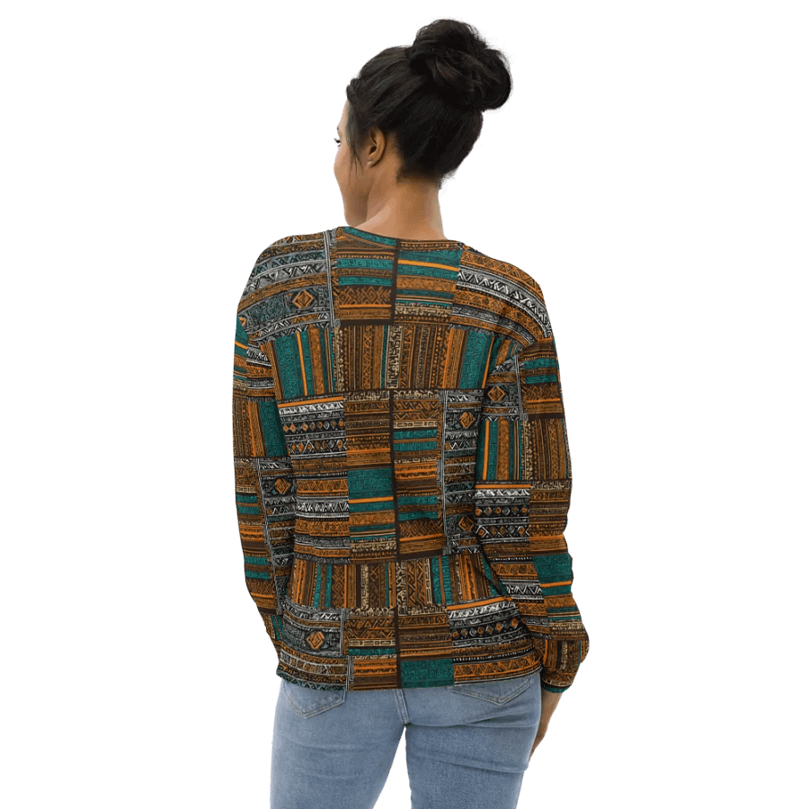 Tribal Ambassador Pattern | Recycled Unisex Sweatshirt product image (10)