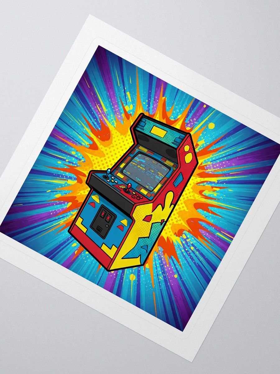 Retro Arcade Explosion Sticker Set product image (2)