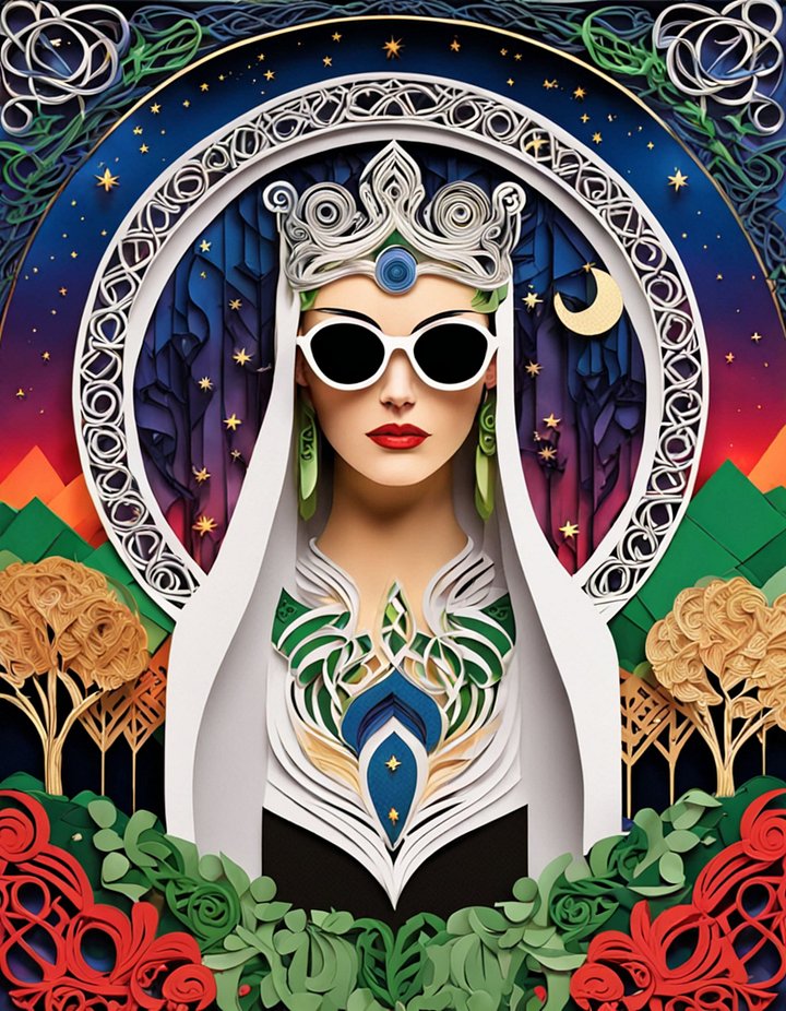 Winter Wiccan 17 - Instant Download product image (1)