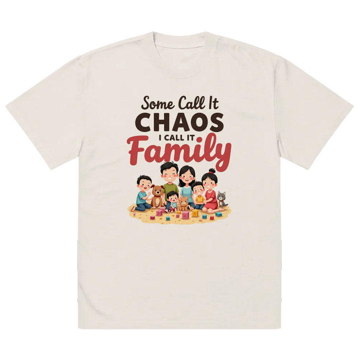 Chaos to Family Fun Oversized Tee product image (14)