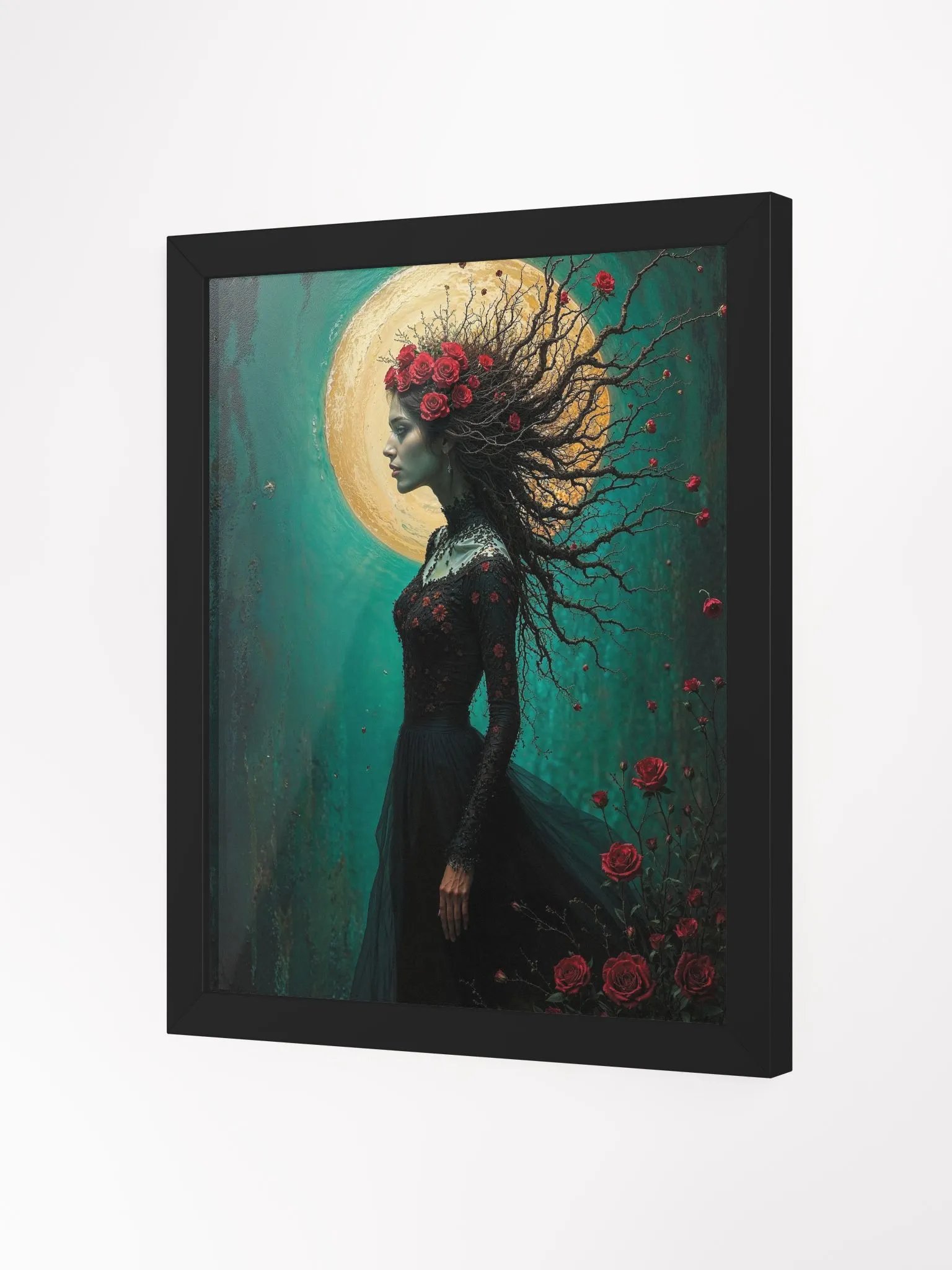 Gothic Rose Framed Print product image (10)