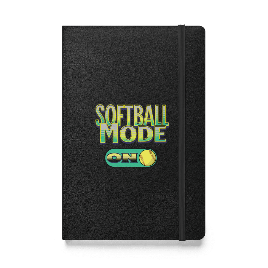 Softball Mode On Hardcover Bound Notebook product image (1)