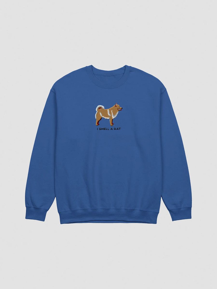 I Smell a Rat Sweatshirt (Embroidered) of a Schipperke(Tan) product image (4)