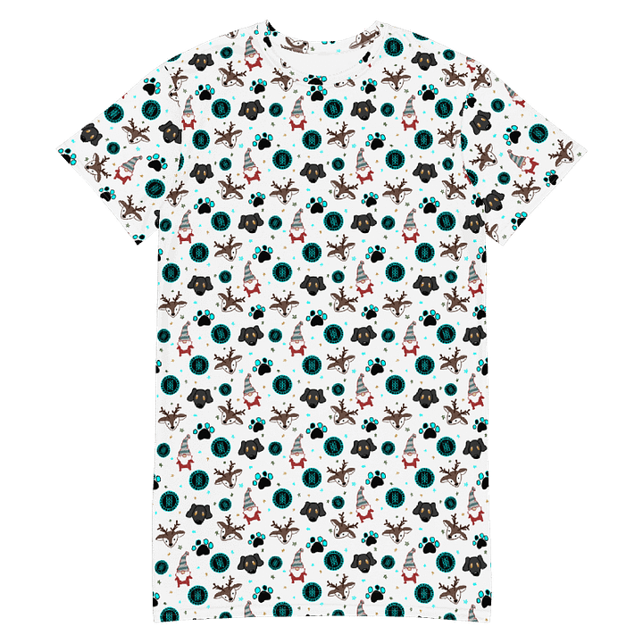 Web of Wyrd Christmas T-Shirt Dress product image (1)