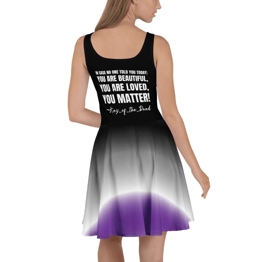 Kay_of_the_Dead Pride Logo Dress With Asexual Pride Skirt product image (4)