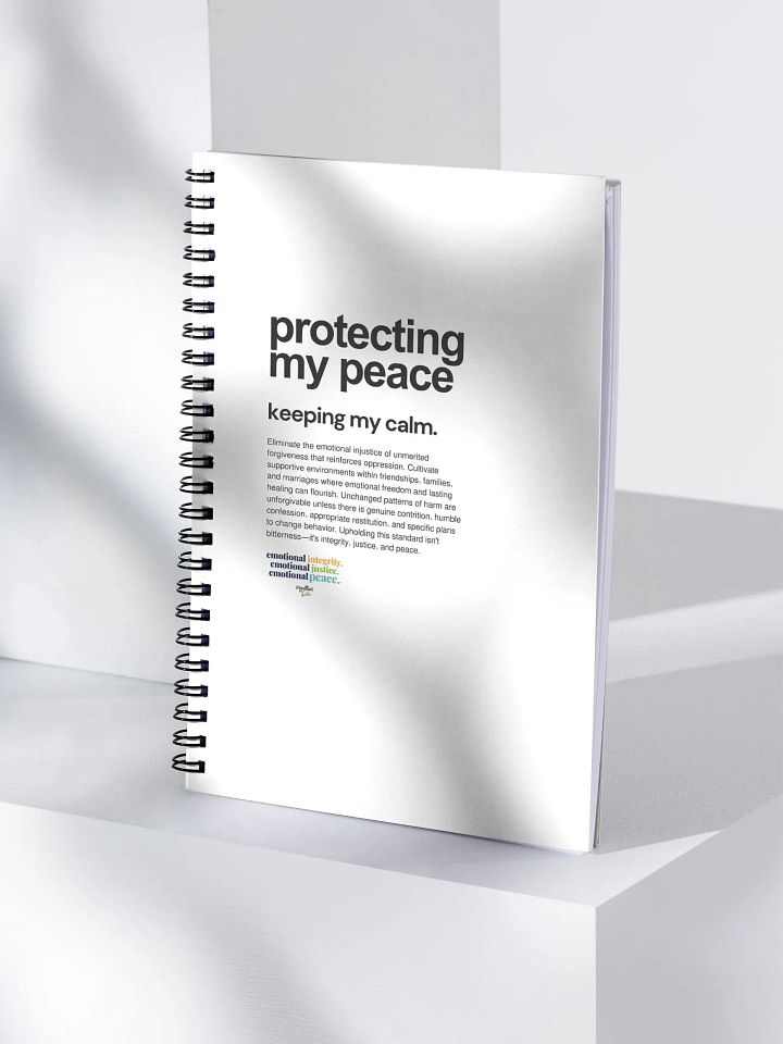 Official Planted By Calm | Calm Keepers Dot Spiral Notebook (Style 3 - Clouds) product image (2)