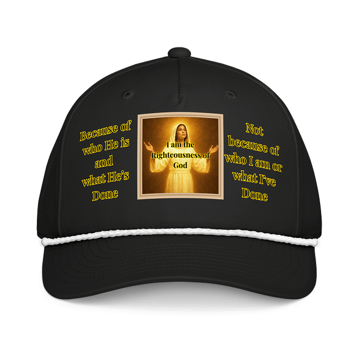 I am the Righteousness of God (Female) Richardson Five-Panel Classic Rope Cap product image (1)
