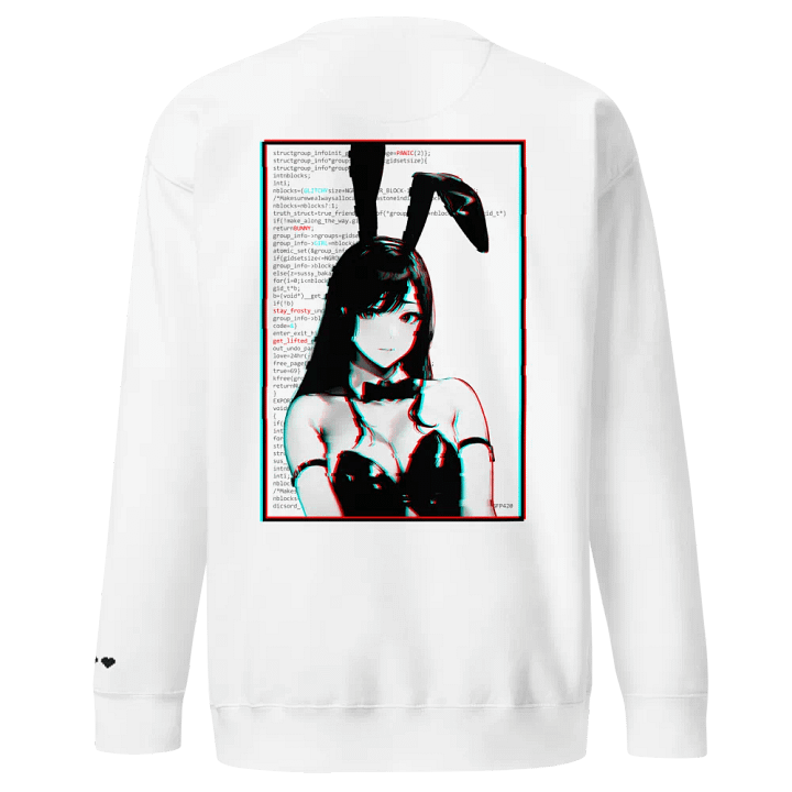 Panic Glitchy Bunny Girl Sweatshirt 2.0 product image (58)