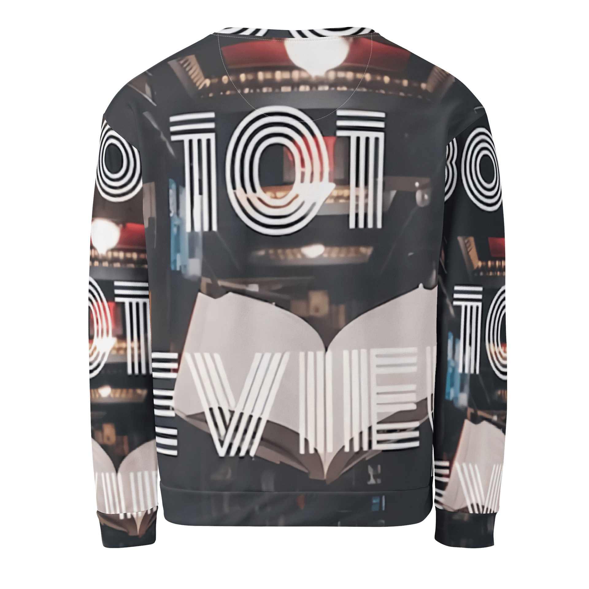 All-Over Print Recycled Unisex Sweatshirt! product image (2)