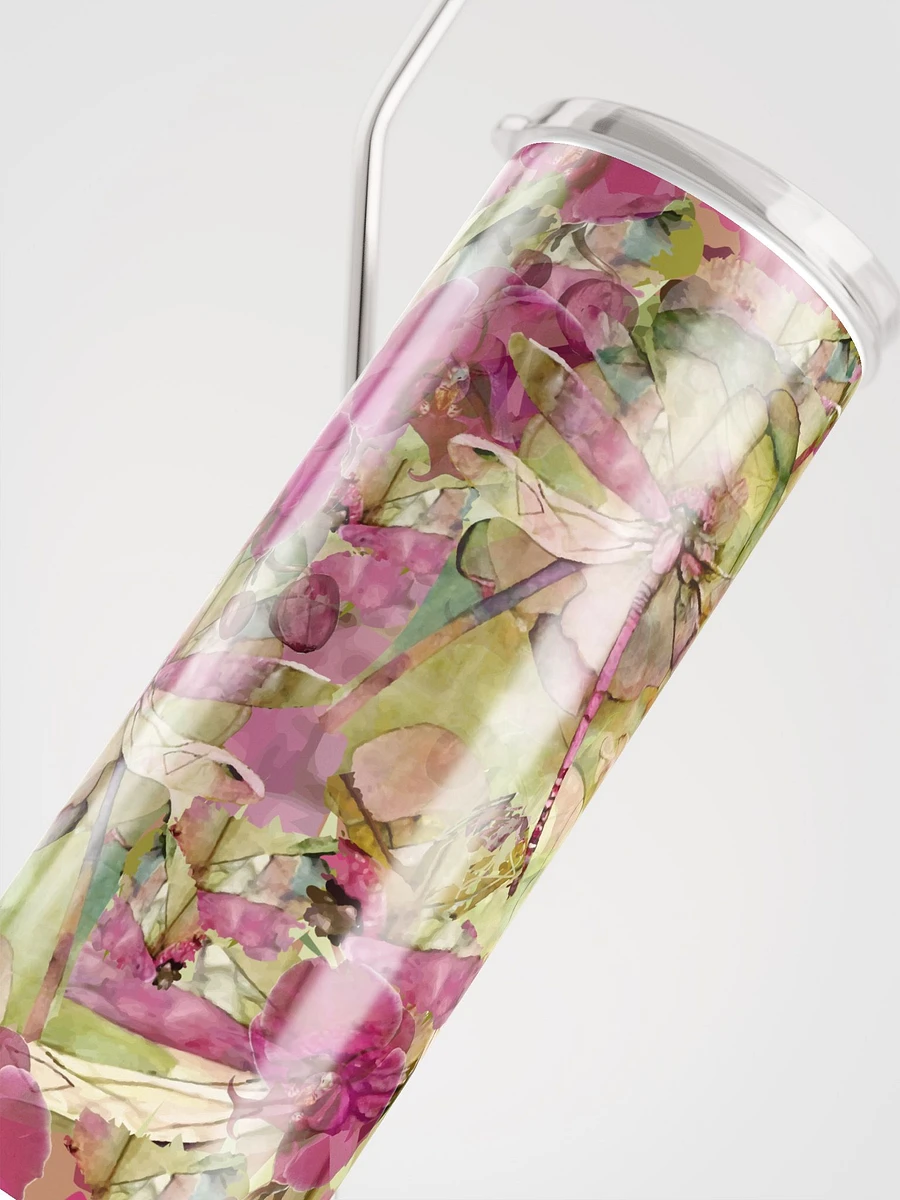 Miniaday Designs Orchids and Dragonflies Stainless Steel Tumblers product image (5)