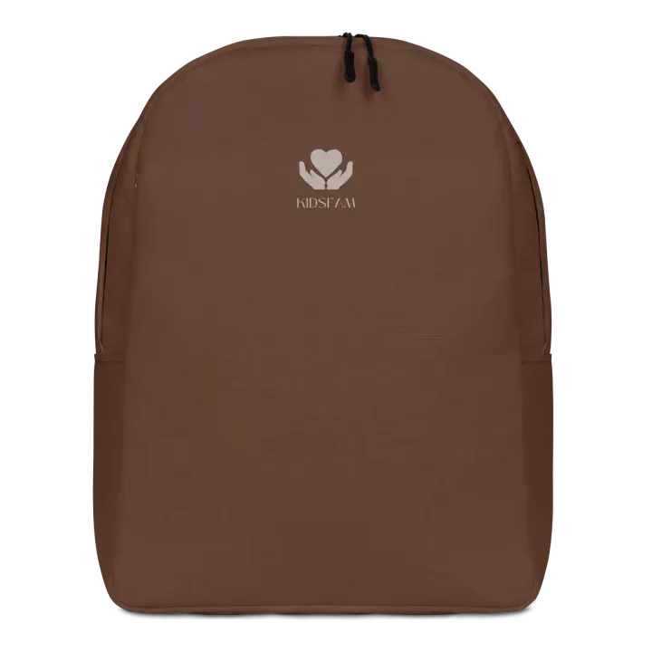 Aesthetic Brown Minimalist Backpack product image (1)