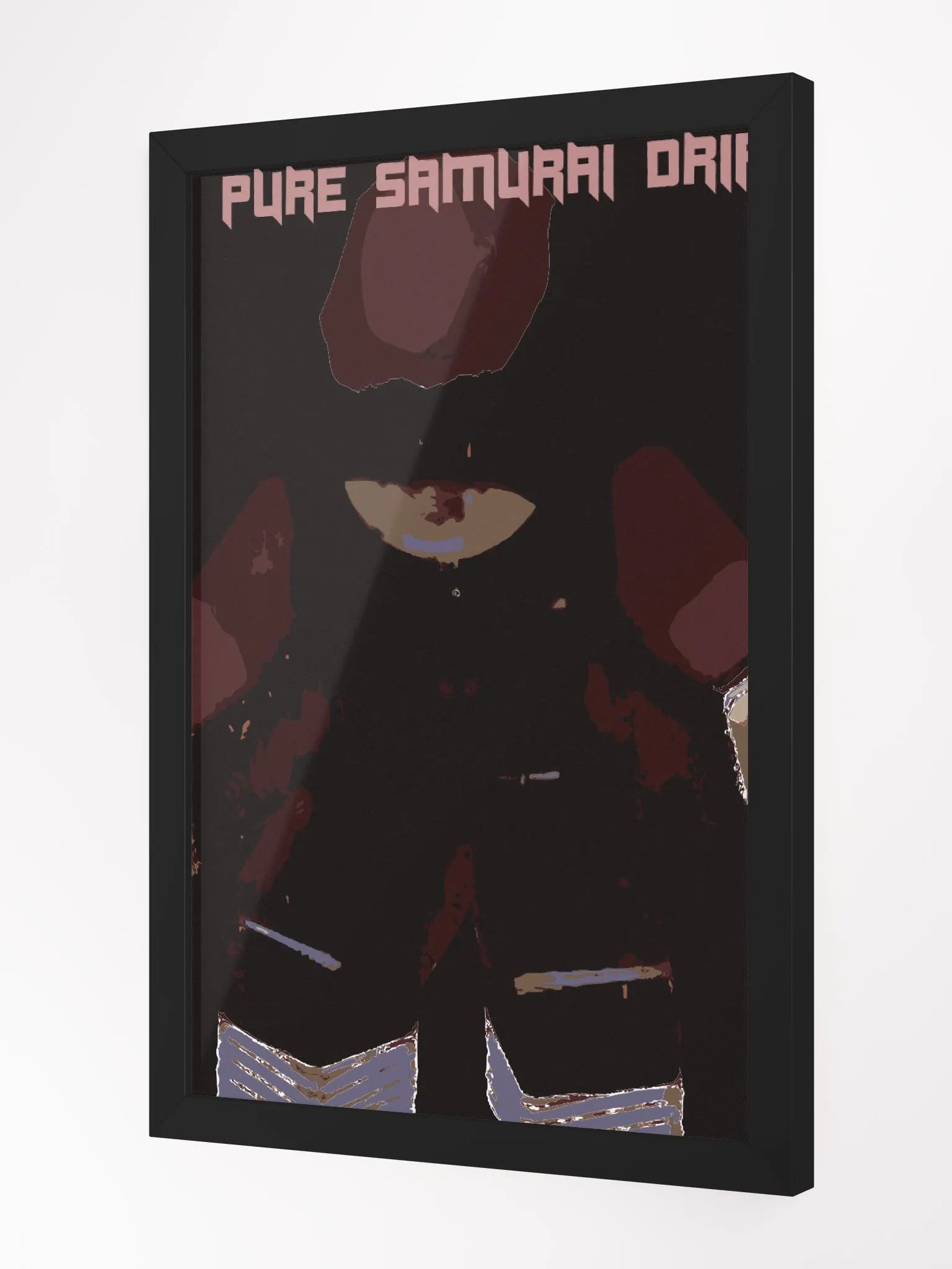 Galactic Void Samurai Drip Edition Framed Matte Poster product image (4)