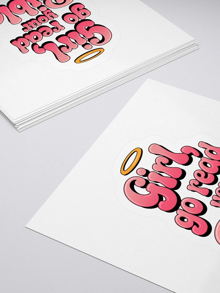 Girl, Go Read Your Bible Laptop Sticker product image (8)
