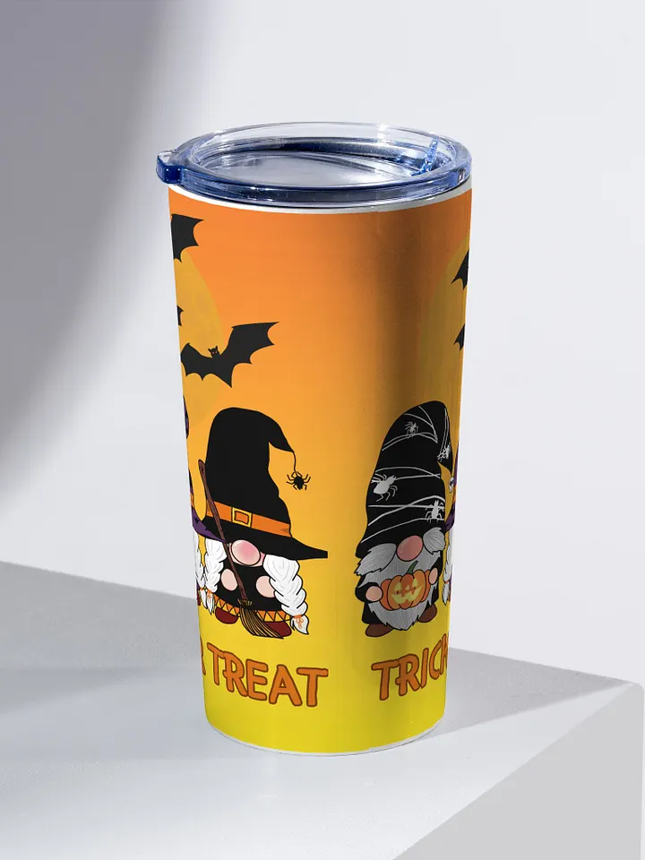 Gnome Trick or Treat 20oz Stainless Steel Tumbler product image (1)
