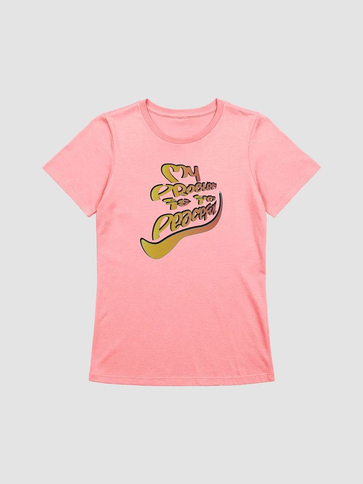 My Problem Is I'm Peaceful - Graffiti - Bella+Canvas Women's Supersoft Relaxed-fit T-Shirt product image (1)