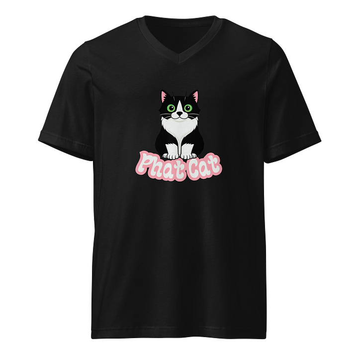 Phat Cat Men's Soft V-Neck (Pink) product image (1)